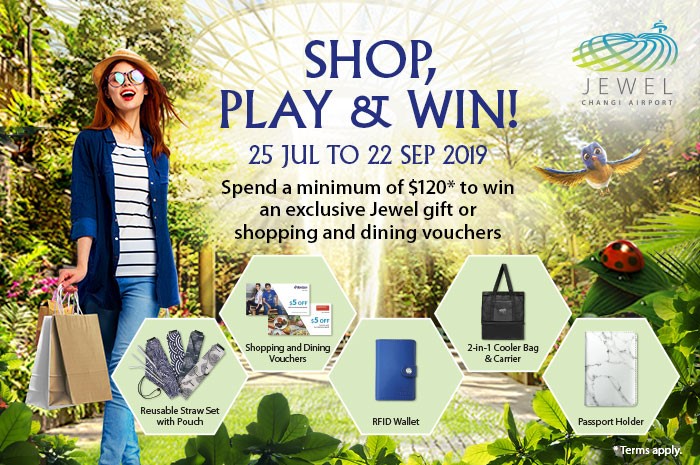 Shop Play Win 购物 娱乐 赢奖 Jewel Changi Airport